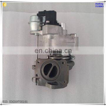 Turbo Charger for BMW MINI COOPER S-R55-R56 Engine Parts K03 53039700118 53039880181 53039700163 53039880118 Turbo Charger