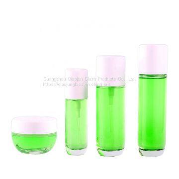 New Bottles Sets Pump Cosmetic Glass Packaging Bottle Set