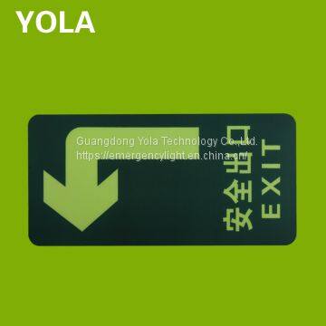 Exit Sign Direction Arrow Emergency Underground Lamps photo-3