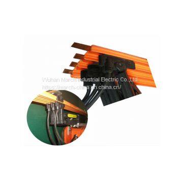 March overhead crane 4P High tro reel system bar Flexible Insulated Seamless Bar for hoists