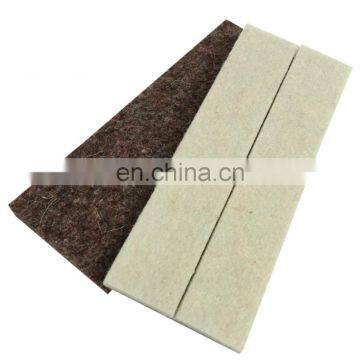 Wholesale White black Wool adhesive backed rubber felt strips For chair