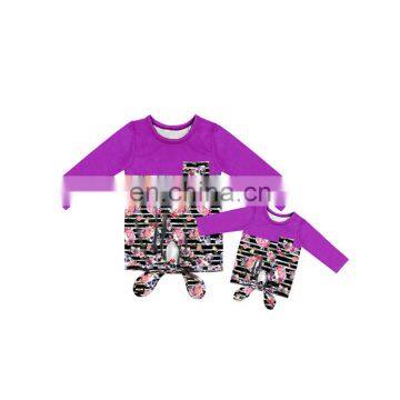 wholesale Halloween skull printed kids clothing tied front mother and daughter outfits fashion  mommy and me tops