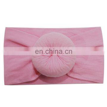 Newest Style Wholesale Pure Loop Hairband Soft Poucy Lovely Kid Head Band for Newborn Girl Casual Wear photo-2