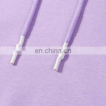 High Quality Mens Cotton Crewneck Custom Logo Applique French Terry White Plain Unisex Sweatshirt Hoodies photo-5