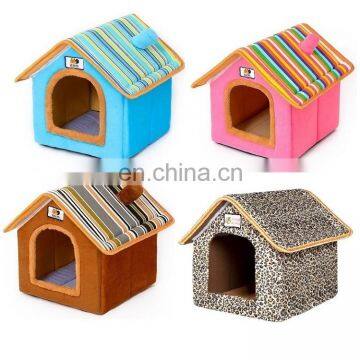 Fancy Indoor Foldable Foldable Pet Dog Bed House For Sale Dog Pet