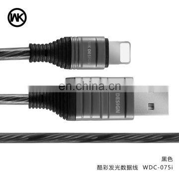 Luminous Data Lines 2.0A 1M Charge Cable For USB-Lightning Apple Mobile Phone