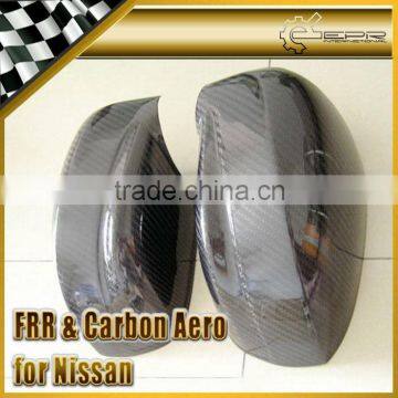 For Nissan R35 Carbon Fiber GTR Side Mirror Cover