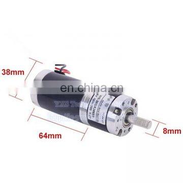 CW/CCW Speed Control Small Motor High Torque 38mm 12V 24V DC Geared Motor photo-3