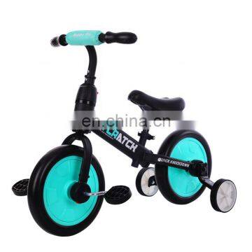 Wholesale children's multi-function detachable pedalless two-wheel balance slide bicycle