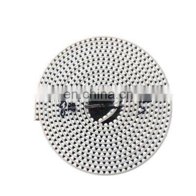 Open Ended Green Fabric White PU Industrial Timing Belt photo-5