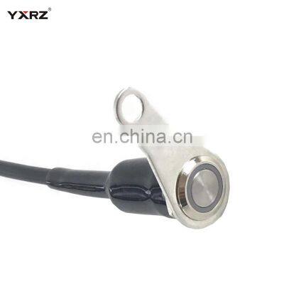 China factory sliver stainless steel single led button handlebar switch scooter waterproof motorcycle switch