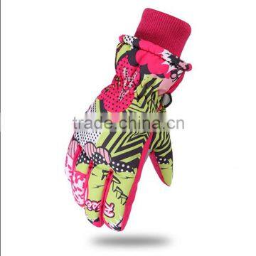 hot selling children windproof rainproof ski gloves