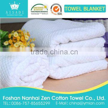 100% cotton jacquard towelling coverlet