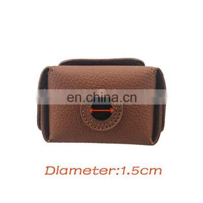 Luxury PU Leather Dog Poop Bag Holder Waterproof and Durable Luxury Poop Bag Dispenser photo-4