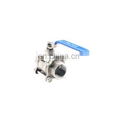 Tyco stainless steel 304 316L 3pc ball valve  price