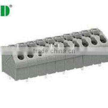 termin Block 2P - 24P Electrical Spring Clamp Screwless Terminal Block Pitch 5.00mm 300V 10A