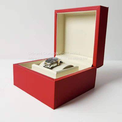 High-grade PU Leather Gift Box Watch Packing Box Brand Watch Collection Jewelry Storage Box Can Add a Logo photo-5