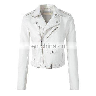 Top Sale Women Leather Jacket Custom Made Leather Fashion Jacket Biker Jacket For Ladies