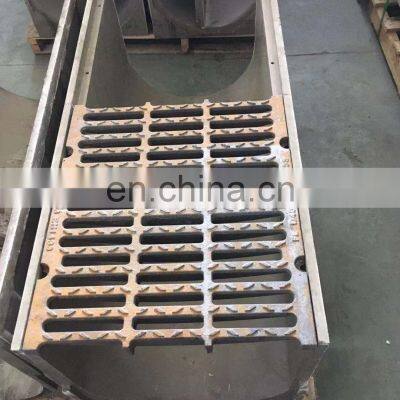 Composite Resin BMC/SMC/FRP U Drainage Channel With Grating photo-2