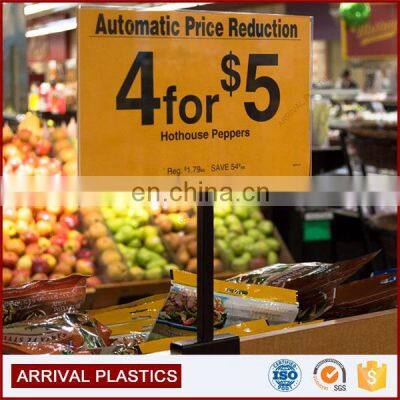 Supermarket Sales Promotion Custom POP Display Metal Acrylic Clip Price Tags photo-2