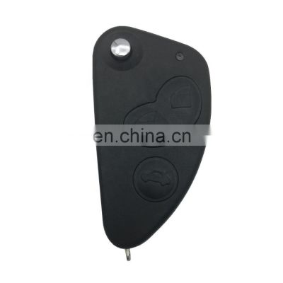 3 Buttons Flip Folding Remote Control Car Key Case Shell Cover Blank Fob For Alfa Romeo 147 156 166 GT