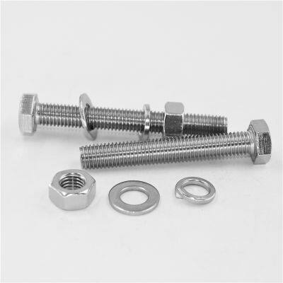 304 Stainless Steel Outer Hexagon Screw Set Spot Manufacturer photo-3