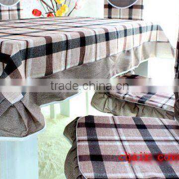 Home Chair Cover ,table Cloth Plaid Table Cover Wholesale,plain Dyed Table Cloth photo-3