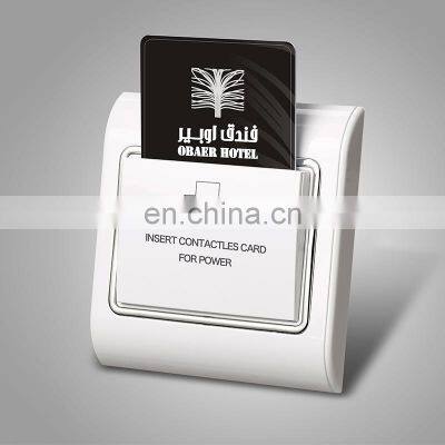 125Khz Magnetic Card Delay Time Switch Electrical Wall Switch For Hotel Room Key Holders