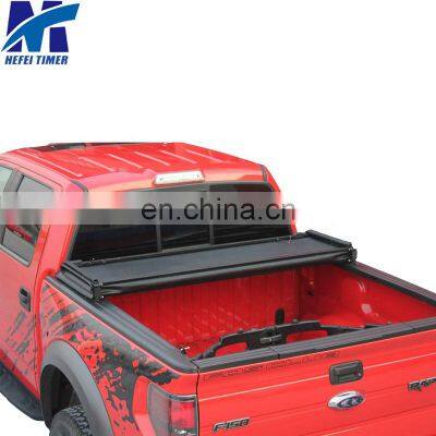 Customized OEM Hard Tri Foldable Retractable Tonneau Pickup Car Part Cover for Nissan Titan Double Cab 6'-5