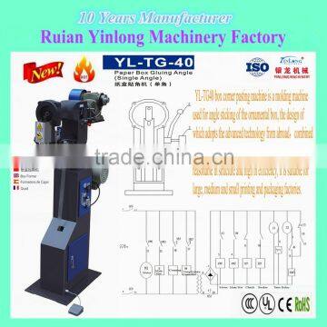 YL-TG-40 Box Former/Edge mounting Machine or Type Rigid Box Corner Pasting Machine