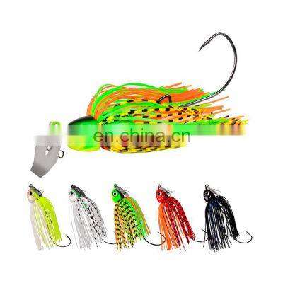 New cheap12g 15g 20g 25g  spinner baits spinning spoon lure metal minnow lure bass fishing lures