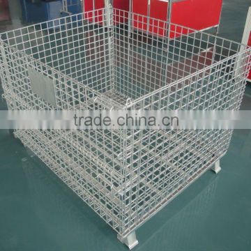 folding wire mesh container