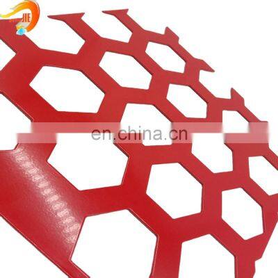 304 316 Hexagonal Hole Perforated Metal Sheet Stainless Steel Slotted hole Perforated Plate