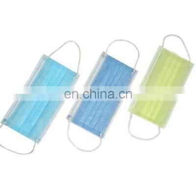 3 PLY Disposable Non Woven Face Mask For Personal Safety