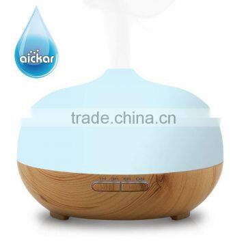Aromatherapy Diffuser Wood Grain and Grass Cool Mist Ultrasonic Essential Oil Diffuser With LED Light AN-0433 photo-6