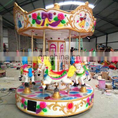 Cheap price amusement indoor kids play kiddie game mini merry go round for sale