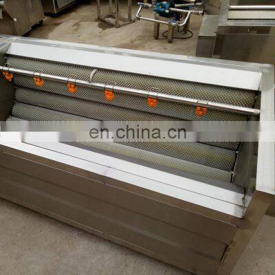 Commercial Fruit Vegetable Cleaning Machine Brush Carrot Ginger Peeling Potato Washing Machine photo-4