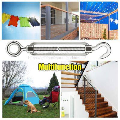 304/316 Stainless Steel European Open Body Turnbuckle(book&eye) photo-5
