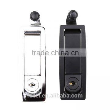 Swing Handle Chrome Plated Metal Plane Lock for Electric Cabinet photo-4