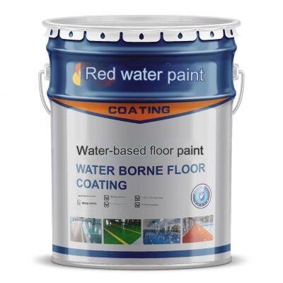 Workshop epoxy floor paint renovation, factory floor repainting, garage dust prevention and self leveling