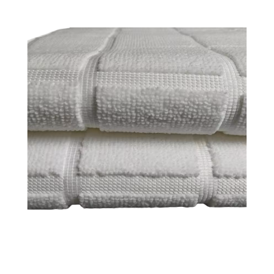 High Quality 100% Polyester Jacquard Muslim Haji Towel Spot Pilgrimage Towel White Ihram Hajj and  Umrah Towel