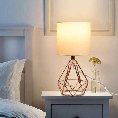 Creative Table Lamp With Hollow Base Bedroom Table Lamp Bedside Desk Lamp