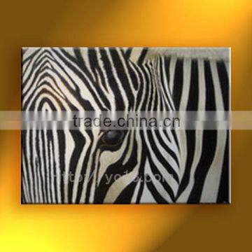 oil painting on canvas home decoration zebra eye hand painted