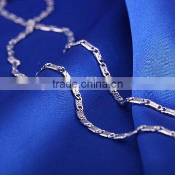 2015 Wholesale Fashion Jewelry Rhodium Plated Cheap Short Chain Necklace photo-6