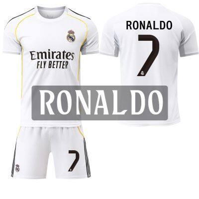 25-26 Real Madrid Jersey Vinicus Bellingham Mbappe Game Training Fam Edition Football uniform for adults and children