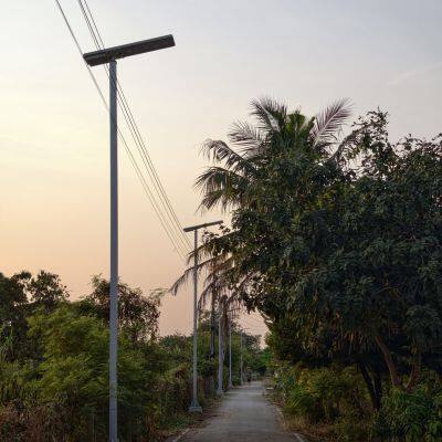 100W Solar Lights 11000Lumens Unique Design All in One Solar Street Light photo-4