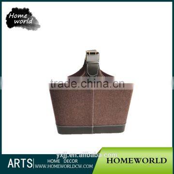 Christmas Season Modern Household Leather Hotel Customized Laundry Basket