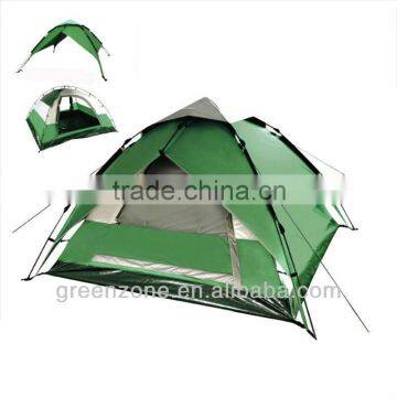 Coulourful Auto Tent. green Polyster