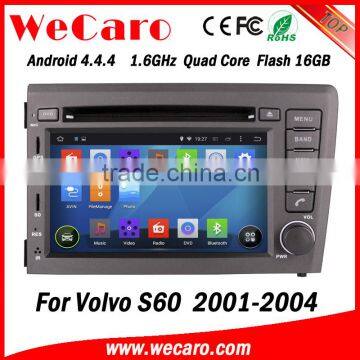 Wecaro WC-VL7060 Android 4.4.4 car multimedia system double din for volvo s60 car radio audio system tv tuner 2001-2004                        
                                                Quality Choice