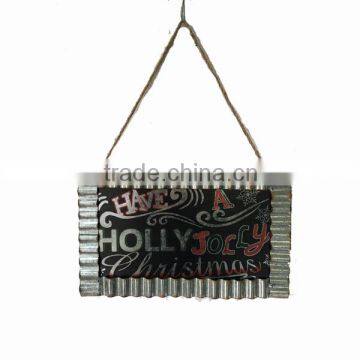 hot sale new design black metal wll board christmas decoration